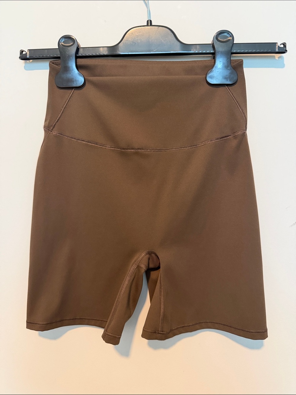 Nike/ Skims Collab High-Waist Women's Bike Shorts — Brown XS
